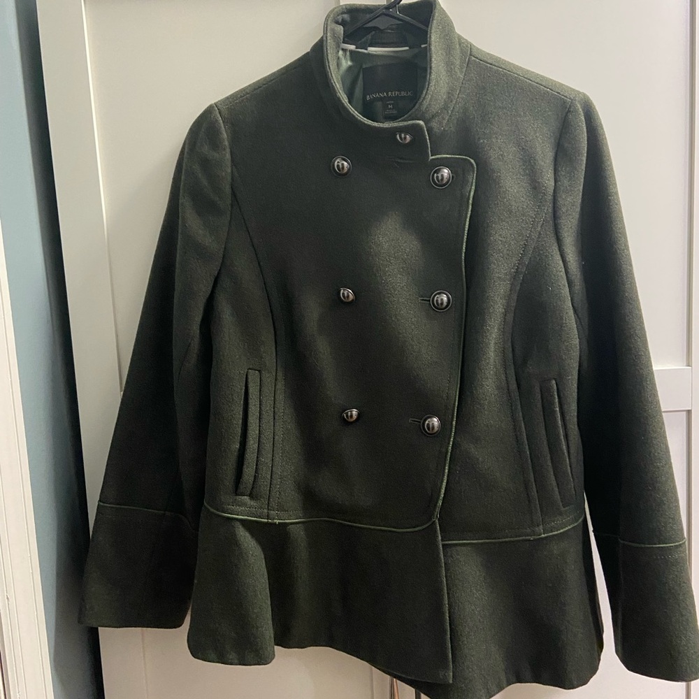 Banana Republic - peplum wool jacket
